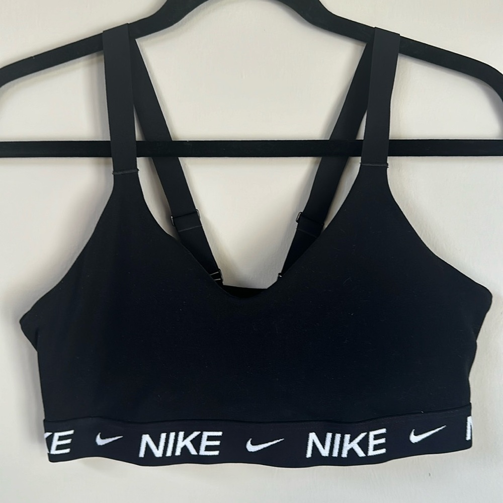 Nike Dri-Fit Black Sports bra size medium